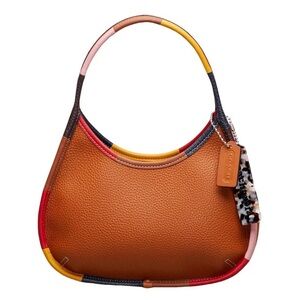 NWT Coachtopia Lsrge Ergo Tan w/Miulticolored Trim W/Duster